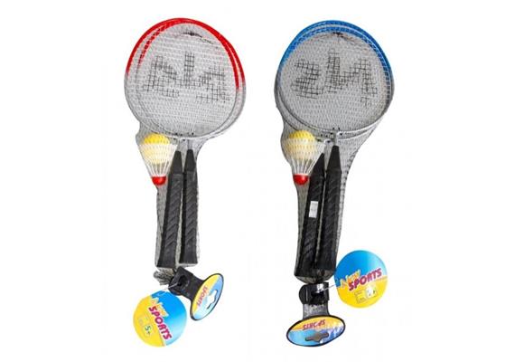 Best Sporting Mini Badminton Set 2 Schläger inklusive Federball Softball 