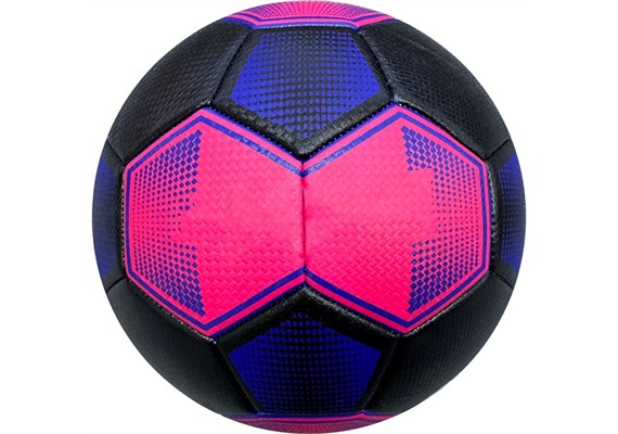 New Sports Fussball schwarz/pink, Grösse 4 unaufgeblasen