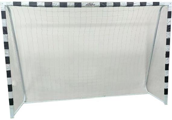 New Sports Fussballtor schwarz/weiss 300 x 200 x 90 cm