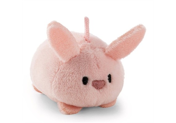 Nici Kuscheltier mymochi Hase Pibu liegend rosa 5 cm