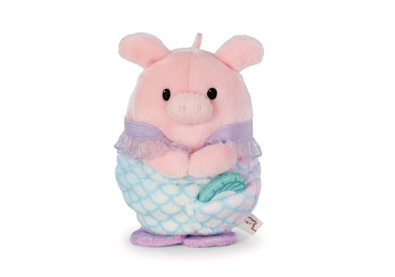 Nici Kuscheltier mymochi Schwein Onk mit Muschel und Meerjungfraukostüm