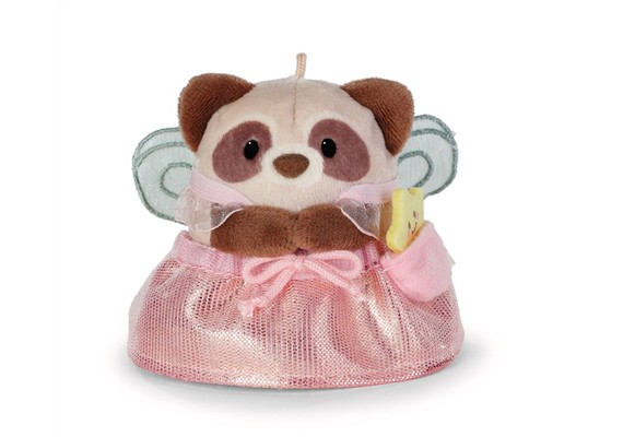 Nici Kuscheltier mymochi Waschbär Rakuma mit Zauberstab und Feenkostüm