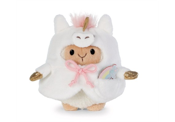 Nici Kuscheltier Set Schaf Wools mit Regenbogen u. Einhornkostüm