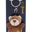 Nici Schlüsselanhänger Bär braun mit Stern 5 cm | Bild 5