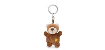 Nici Schlüsselanhänger Bär braun mit Stern 5 cm