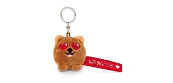 Nici Schlüsselanhänger Bär Hab dich lieb! rot 5 cm