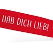 Nici Schlüsselanhänger Bär Hab dich lieb! rot 5 cm | Bild 3
