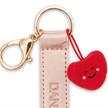 Nici Schlüsselanhänger Danke! Kunstlederband mit Herz roségold 10 cm | Bild 3
