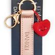 Nici Schlüsselanhänger Danke! Kunstlederband mit Herz roségold 10 cm | Bild 4