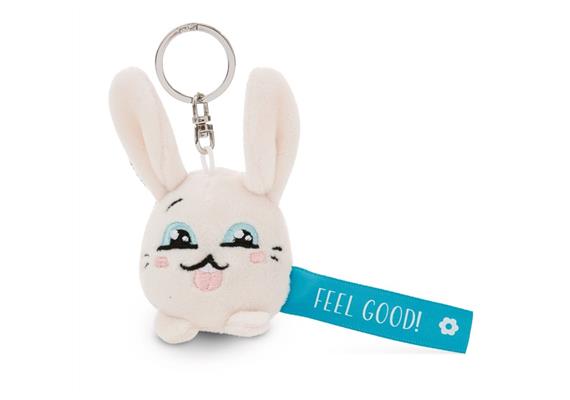 Nici Schlüsselanhänger Hase Feel Good! blau 5 cm