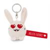 Nici Schlüsselanhänger Hase Hab dich lieb! rot 5 cm