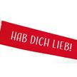 Nici Schlüsselanhänger Hase Hab dich lieb! rot 5 cm | Bild 3