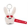 Nici Schlüsselanhänger Hase Hab dich lieb! rot 5 cm