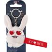 Nici Schlüsselanhänger Hase Ich Herz dich! rot 5 cm | Bild 4