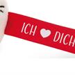 Nici Schlüsselanhänger Hase Ich Herz dich! rot 5 cm | Bild 3