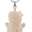 Nici Schlüsselanhänger Hund beige mit Kleeblatt 5 cm | Bild 2