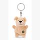 Nici Schlüsselanhänger Hund beige mit Kleeblatt 5 cm