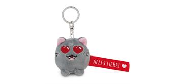 Nici Schlüsselanhänger Katze Alles Liebe! rot 5 cm