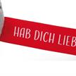 Nici Schlüsselanhänger Katze Hab dich lieb! rot 5 cm | Bild 3