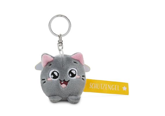 Nici Schlüsselanhänger Katze Schutzengel! gelb 5 cm