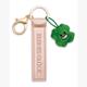 Nici Schlüsselanhänger Kleines Glück Kunstlederband mit Kleeblatt roségold 10 cm