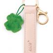 Nici Schlüsselanhänger Kleines Glück Kunstlederband mit Kleeblatt roségold 10 cm | Bild 2