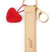 Nici Schlüsselanhänger Liebe das Leben Kunstlederband mit Herz gold 10 cm | Bild 2