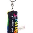Nici Schlüsselanhänger Mini Plüschkissen Das Leben ist bunt mit Glöckchen 8 cm | Bild 3