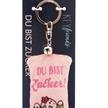 Nici Schlüsselanhänger Mini Plüschkissen Du bist Zucker! mit Glöckchen 8 cm | Bild 4