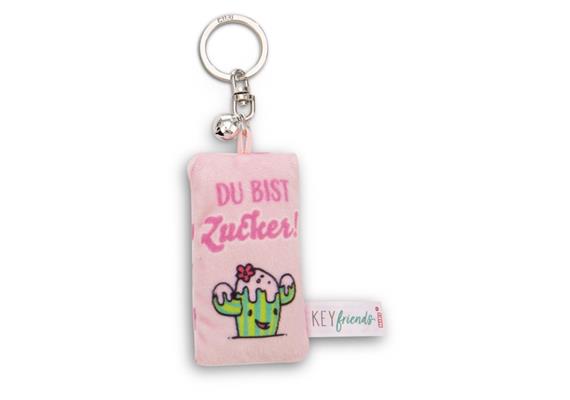 Nici Schlüsselanhänger Mini Plüschkissen Du bist Zucker! mit Glöckchen 8 cm
