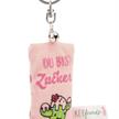 Nici Schlüsselanhänger Mini Plüschkissen Du bist Zucker! mit Glöckchen 8 cm | Bild 3