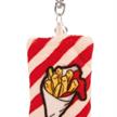 Nici Schlüsselanhänger Mini Plüschkissen Erstmal Pommes mit Glöckchen 8 cm | Bild 2