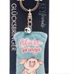Nici Schlüsselanhänger Mini Plüschkissen Glücksbringer mit Glöckchen 8 cm | Bild 4