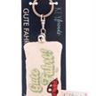 Nici Schlüsselanhänger Mini Plüschkissen Gute Fahrt! mit Glöckchen 8 cm | Bild 4