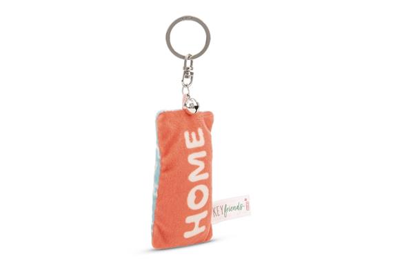 Nici Schlüsselanhänger Mini Plüschkissen Home mit Glöckchen 8 cm