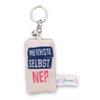 Nici Schlüsselanhänger Mini Plüschkissen Merkste selbst ne? mit Glöckchen 8 cm