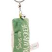 Nici Schlüsselanhänger Mini Plüschkissen Sowas von urlaubsreif mit Glöckchen 8 cm | Bild 3