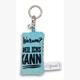 Nici Schlüsselanhänger Mini Plüschkissen Warum? Weil ichs kann! mit Glöckchen 8 cm
