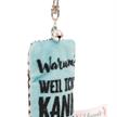 Nici Schlüsselanhänger Mini Plüschkissen Warum? Weil ichs kann! mit Glöckchen 8 cm | Bild 3