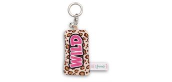 Nici Schlüsselanhänger Mini Plüschkissen Wild mit Glöckchen 8 cm