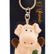 Nici Schlüsselanhänger Schwein mit Kleeblatt 5 cm | Bild 3