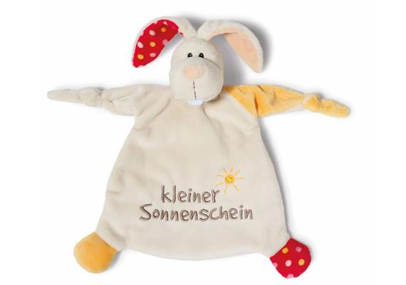 Nici Schmusetuch Hase 25 x 25 cm Sonnenschein