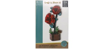 Noname 1153-004-6 Holzpuzzle 3D Kamelie