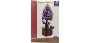 Noname 1153-004-8 Holzpuzzle 3D Hyazinthe