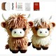 Noname 2604-012 DIY Häkelset - 2 Highland Cows - Hochlandrinder
