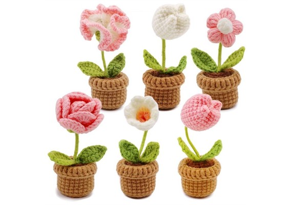 Noname 2604-073 DIY Häkelset - 6 Blumen