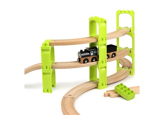 Noppi Eisenbahn – 16 Bauteile für Brücken