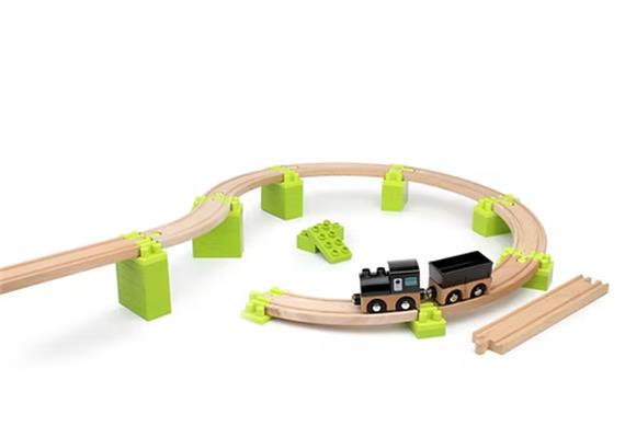 Noppi Eisenbahn – 24 Bauteile für Steigungen