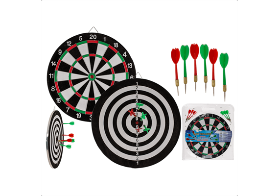 ootb - Doppelseitiges Dartspiel mit 6 Darts