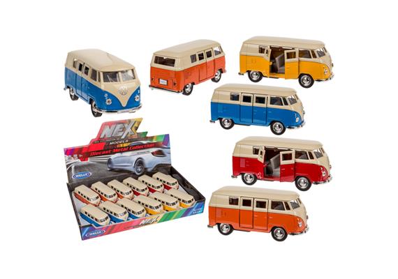 Ootb - Modellauto mit Rückziehmotor, VW T1 Bus 1963